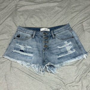 Ripped jeans shorts from KanCan
